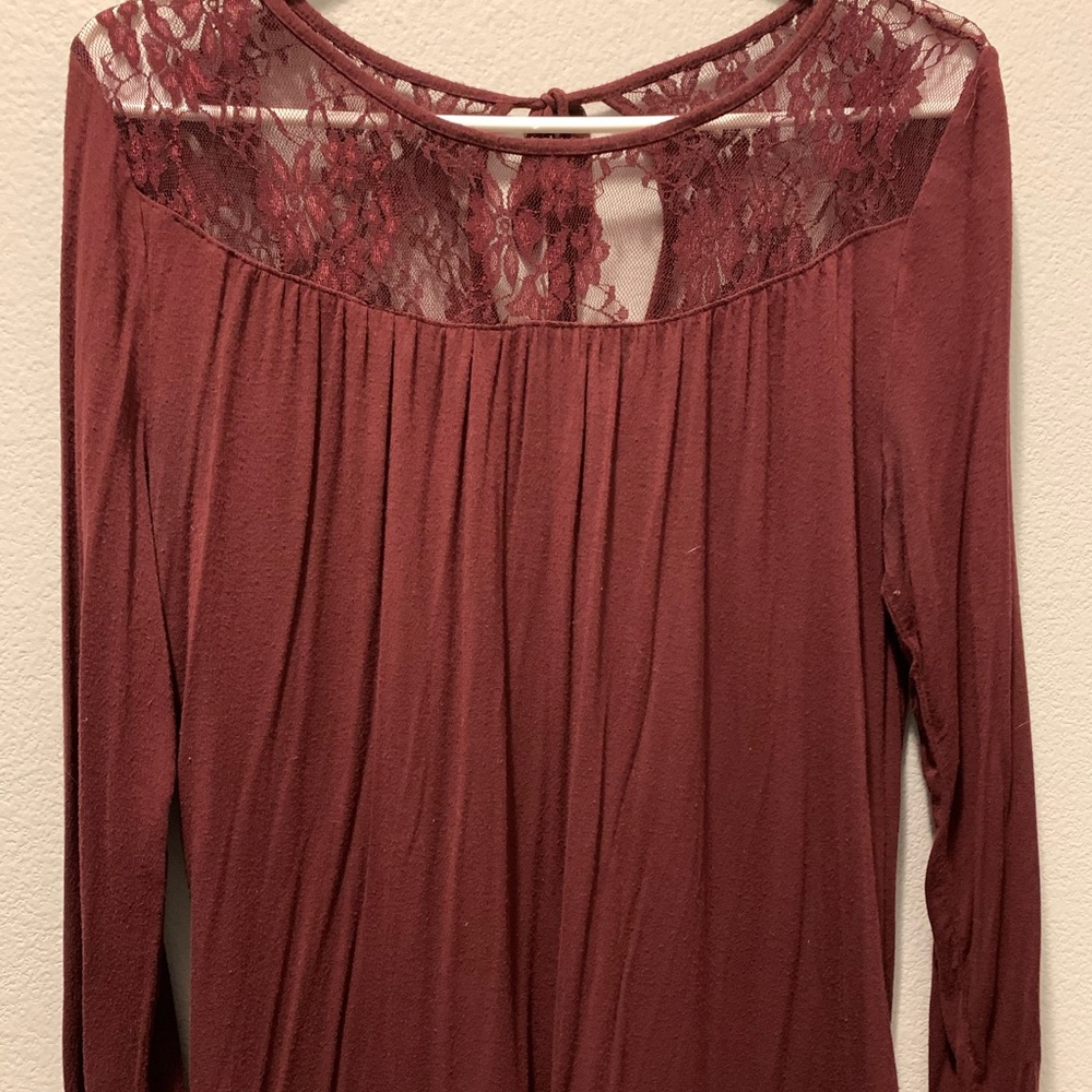 Maroon Blouse